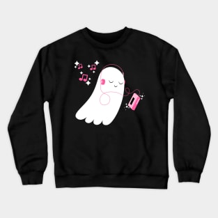 Ghost and Headphones Crewneck Sweatshirt